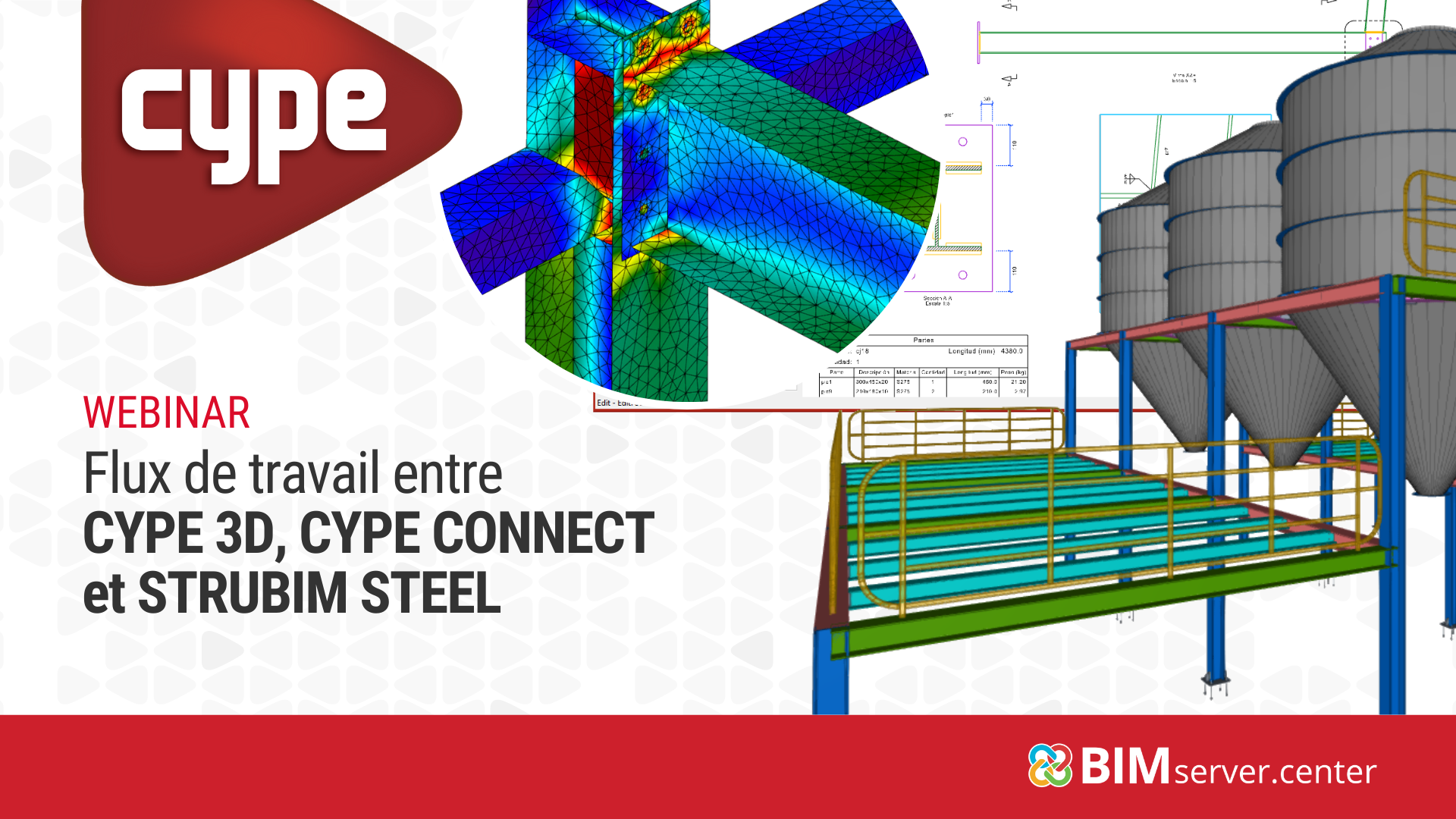 Flux De Travail Entre CYPE 3D CYPE CONNECT Et STRUBIM STEEL