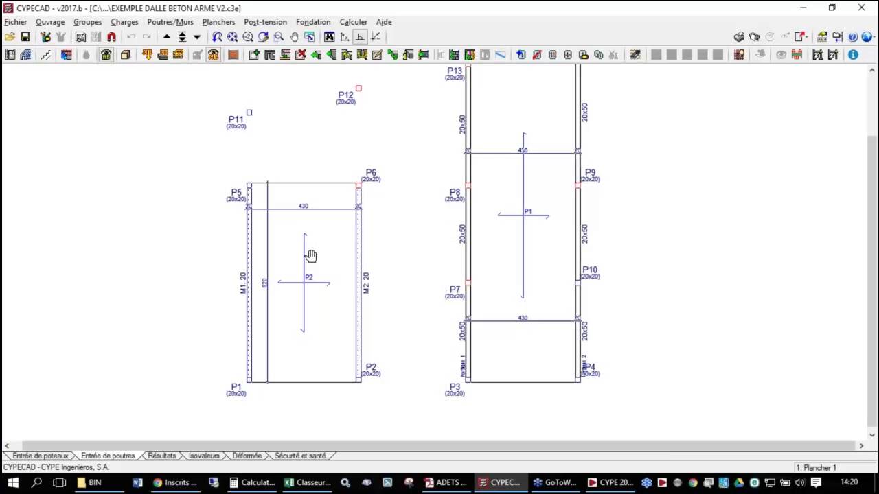 Webinaire CYPECAD : Calcul et ferraillage de planchers en béton armé