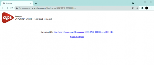 How to share a project file in CYPE programs - Learning | Cype