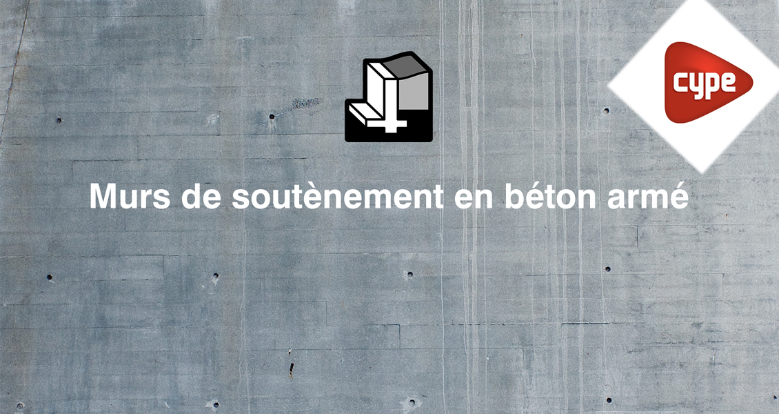 Murs de soutènement en béton armé - Initiation et étude de cas