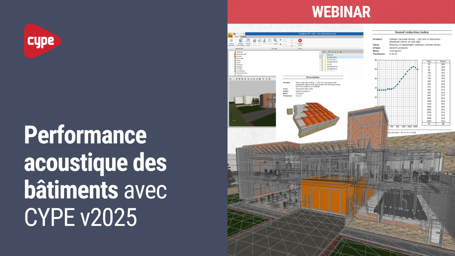 Performance acoustique des bâtiments avec CYPE v2025