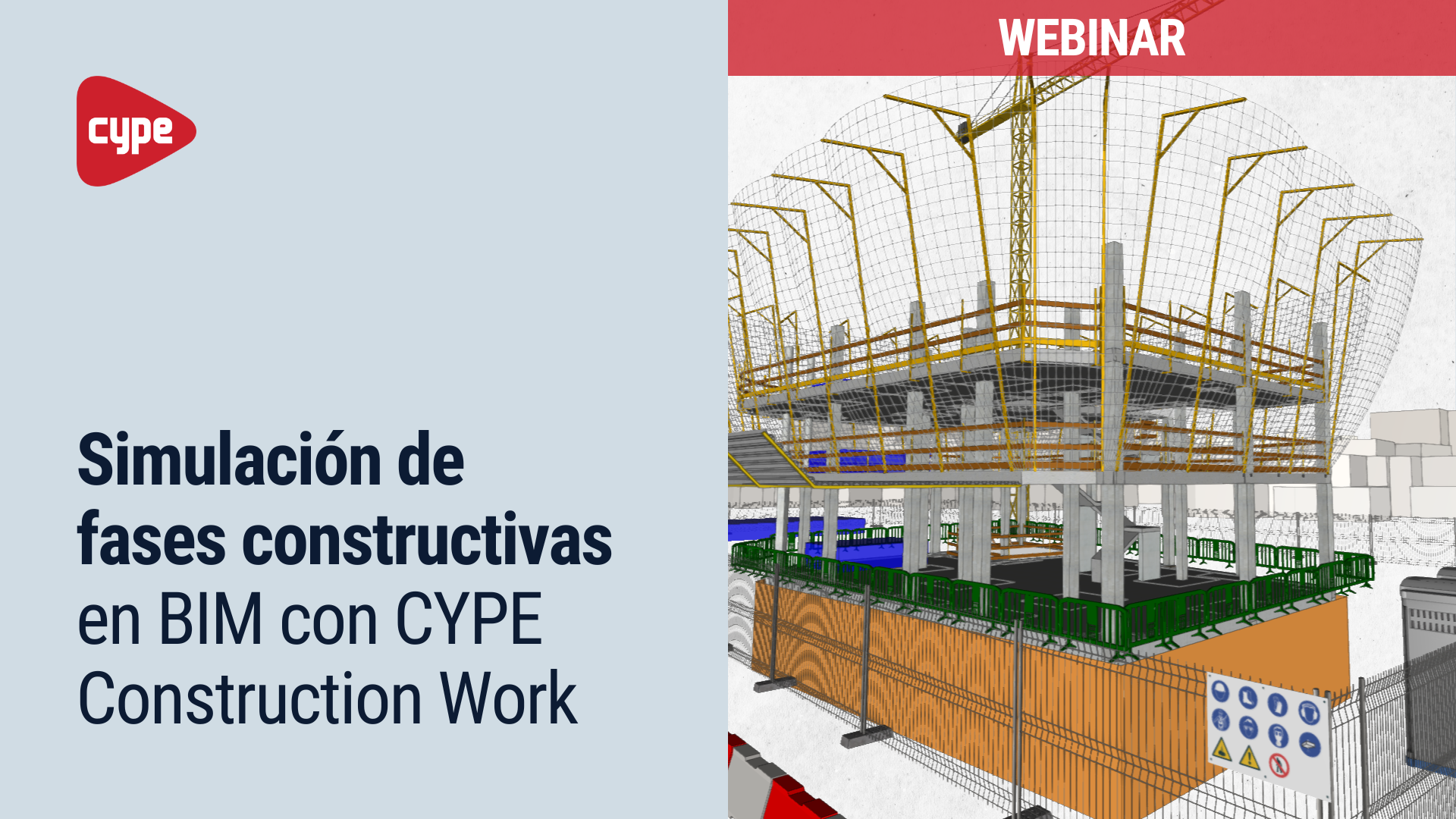 Simulación de fases constructivas en BIM con CYPE Construction Works