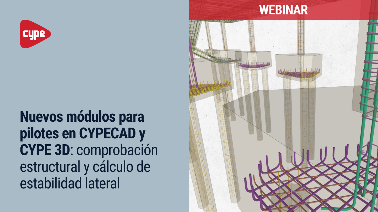 Nuevos módulos para pilotes en CYPECAD y CYPE 3D: comprobación ...