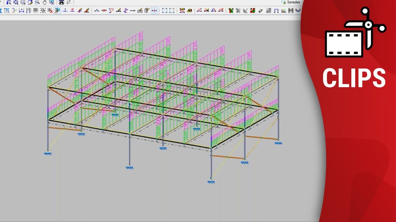CYPE 3D: Completing the structural model with circular hollow sections ...