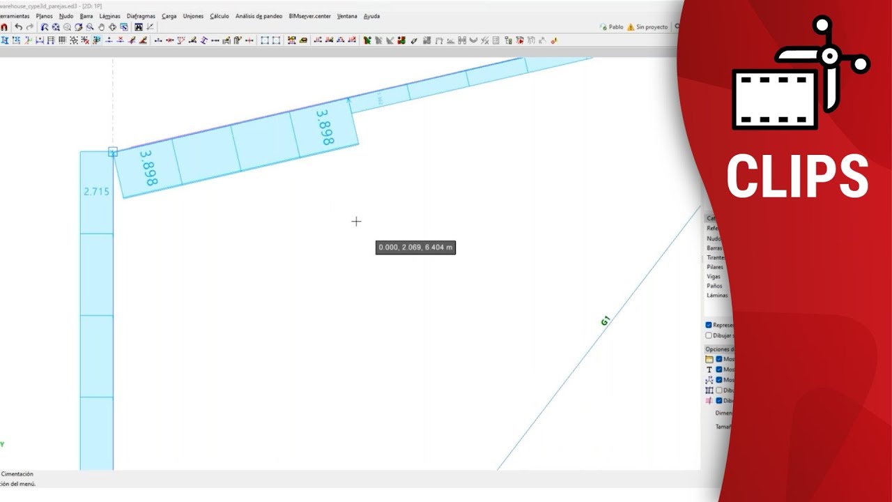 CYPE 3D representación de cargas con relleno y de modo proporcional a ...