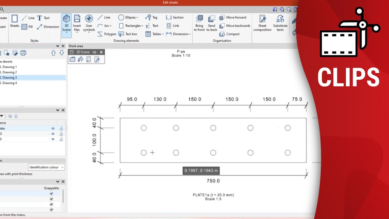 StruBIM Steel: Automatic dimensioning and deleting continuous ...