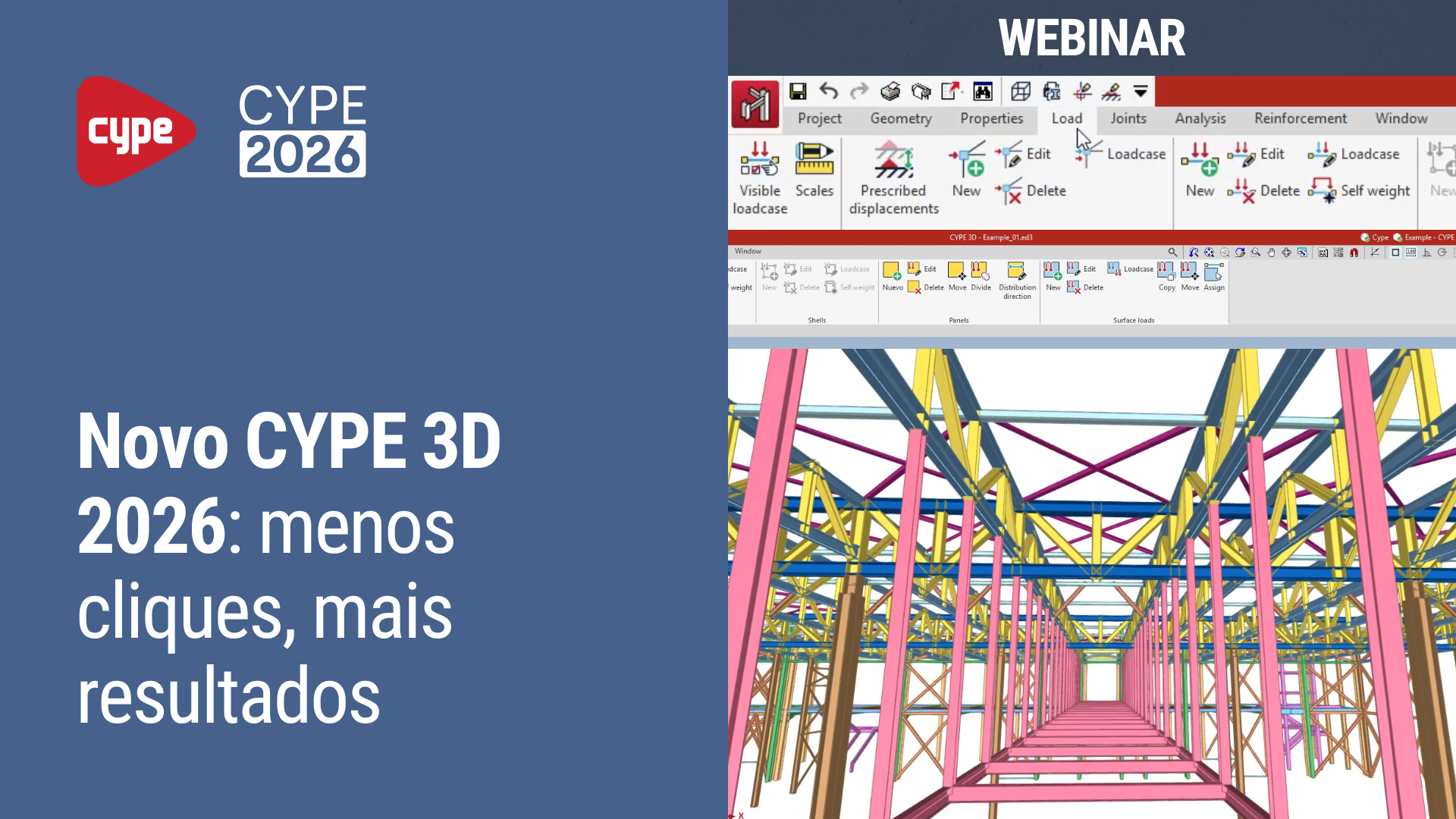 Novo CYPE 3D 2026: menos cliques, mais resultados - Learning | Cype