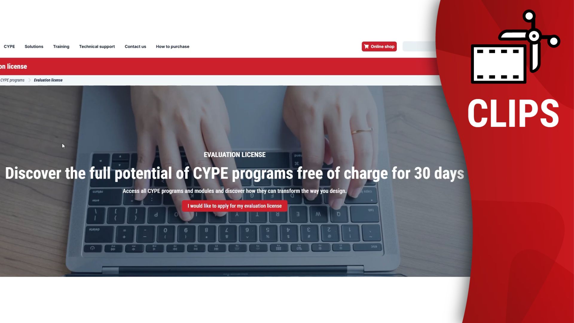 Trialware New 30-day trial license to test the software