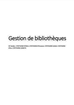 CYPETHERM - Gestion de bibliothèques - FR