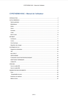 CYPETHERM HVAC - MU - FR