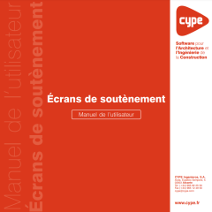 Écrans de soutènement - MU - FR