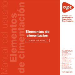 Elementos de cimentación - MU - ES