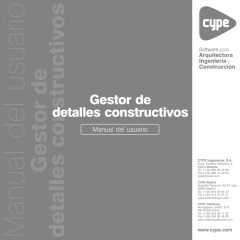 Gestor de detalles constructivos - MU - ES