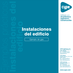 Instalaciones del edificio - Ejemplo de gas - ES