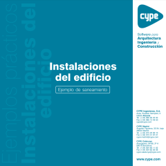 Instalaciones del edificio - Ejemplo de saneamiento - ES