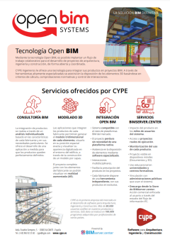 Open BIM Systems. Información
