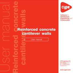 Reinforced concrete cantilever walls - UM - EN